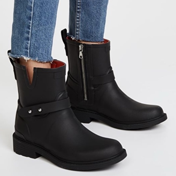 Rag & Bone Moto Rain Boots - Picture 1 of 8